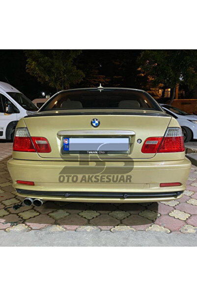 Furens Bmw E46 1998-2005 Bagaj Üstü Slim Spoiler Piano Black Parlak Siyah