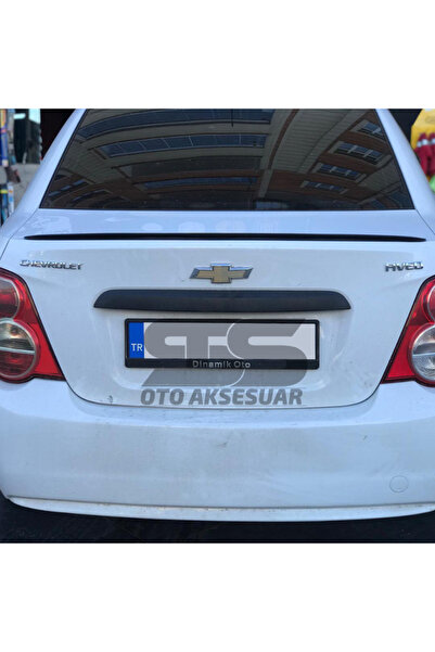 Furens Chevrolet Aveo Bagaj Üstü Slim Spoiler Piano Black Parlak Siyah
