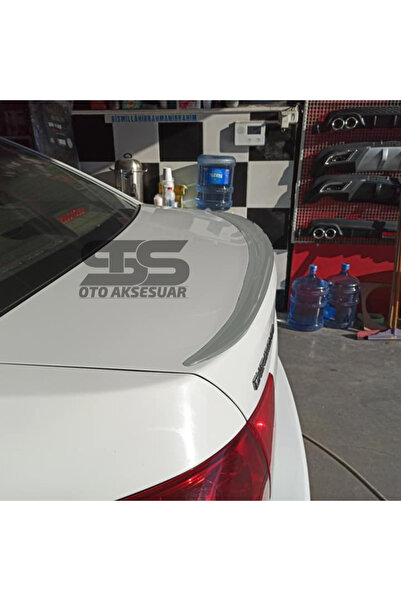 Furens Chevrolet Cruze Uyumlu Bagaj Üstü Spoiler Bagaj Çıtası Piano Black Par...