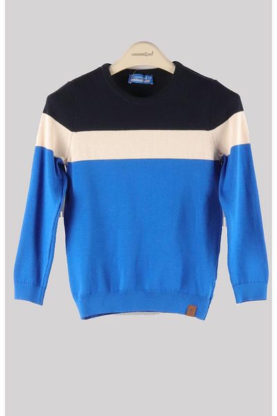 ALEXANDERGARDI Pulover tricotat pentru copii cu gât (C23-7101)