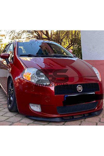 Furens Fiat Punto Cupra R Uyumlu Ön Lip Mat Siyah Ön Tampon Lip