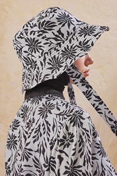 Manuka TIE KYBELOVÝ KLOBOUK KVĚTINOVÝ-ECRU