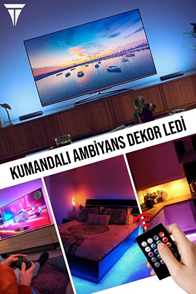 C9 Pc Tv Arkası Aydınlatma Led Monitor Gece Ambiyans Lambası
