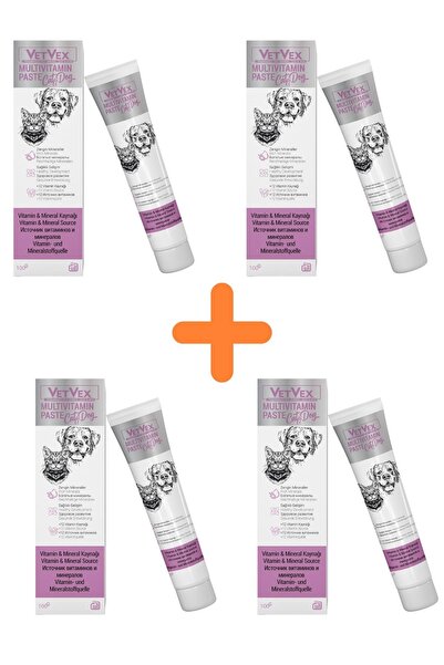 VETVEX MULTİVİTAMİN PASTA MALT KEDİ VE KÖPEK İÇİN VİTAMİN MİNERAL KAYNAĞI 100...