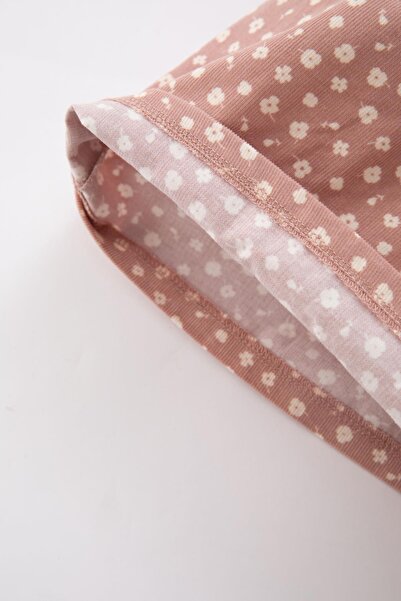 DeFacto Baby Girl Floral Long Sleeve Velvet Dress