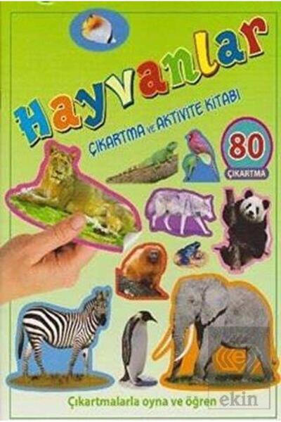 Ekin Yayınevi الحيوانات - ملصق وكتاب الأنشطة