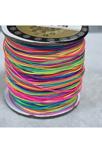 LİVZA BİJUTERİ Livza Bijuteri Ebruli Renk 100 Metre Paraşüt Makrome Bileklik ...