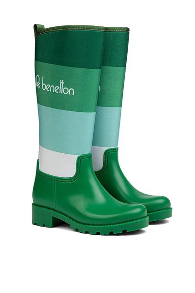 Benetton ® |   BN-50010 - 34124 Πράσινο - Γυναικείες Μπότες
