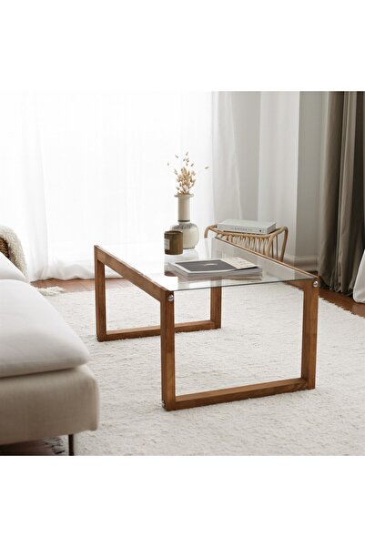 NEOstill - Via Cam Sehpa / Ahşap