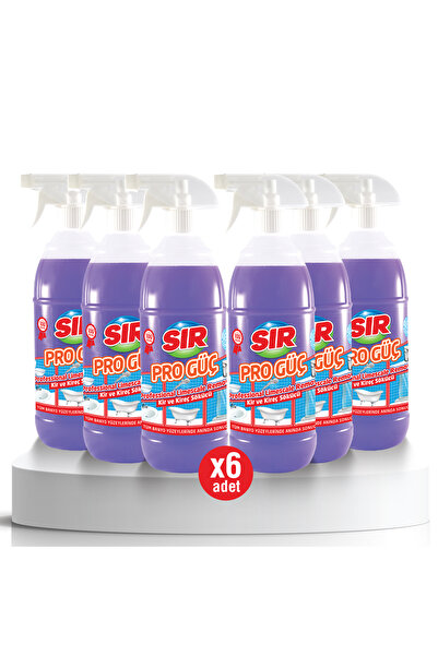 Sır Pro Güç Kir Ve Kireç Sökücü 1000 Ml 6'lı