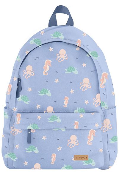 saro MOTHERBOARD / CREW BAG AND PENCIL BOX // OCEAN LIFE