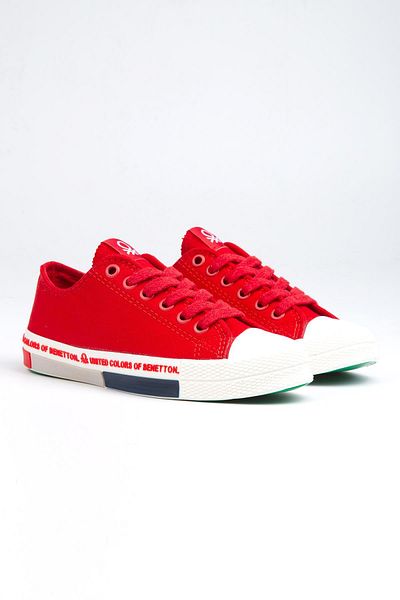 Benetton ® |   BN-70017 - 3374 Κόκκινο - Γυναικεία αθλητικά παπούτσια