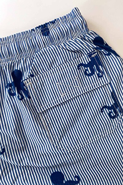 AYYILDIZ 106 Сині шорти для хлопчиків з візерунком