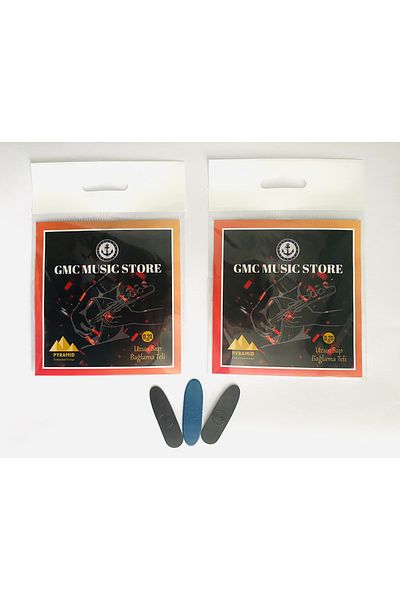 GMC MUSIC STORE طقم سلك ربط هرمي طويل الساق 2 طقم 0.20 ملم + هدية تيزيني