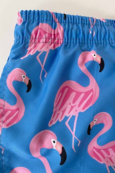 AYYILDIZ Σορτς θάλασσας 106 αγοριών με μπλε σχέδια