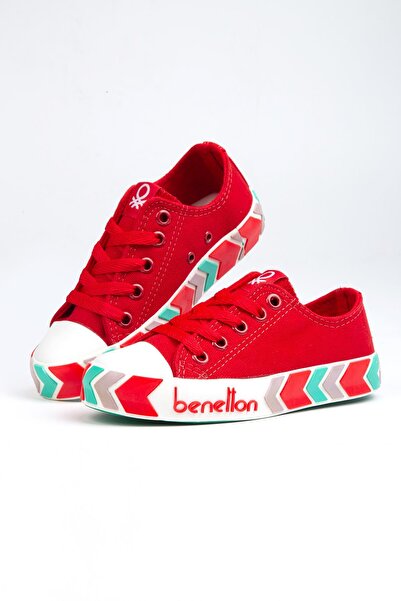 Benetton ® | BN-90633-3409 Kirmizi - Çocuk Spor Ayakkabı