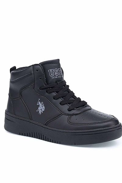 U.S. Polo Assn. Us Polo Aristo Hi Unisex Daily Sneaker Sports Shoes Thermo Sole Black