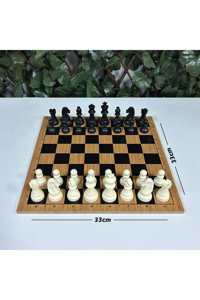 Yeni Satranç 72mm Professional Chess Pieces - MDF Floor