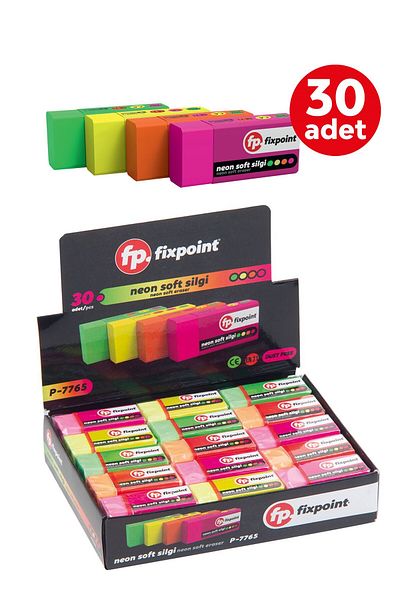 FixPoint Gumă Neon FixPoint 30 buc P-7765
