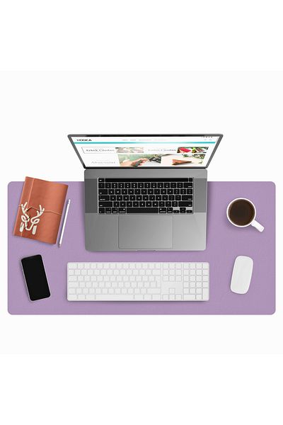 Modica Covoraș de birou din piele liliac - Mousepad mare, pentru computer laptop pentru jocuri |   Lindos