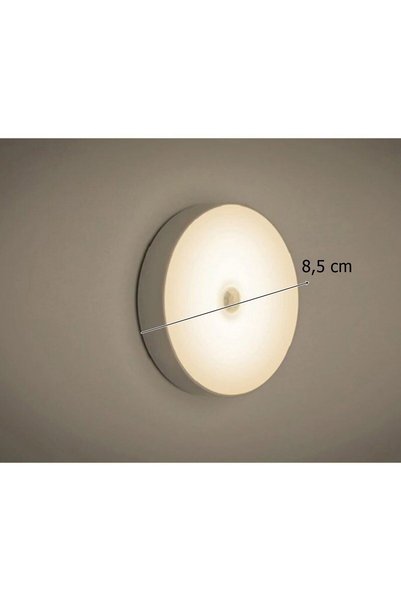 Küçük Mutluluklar Hareket Sensörlü Ledli Usb Şarjlı Beyaz Işık Led Işık Dolap Içi, Koridor Sensör