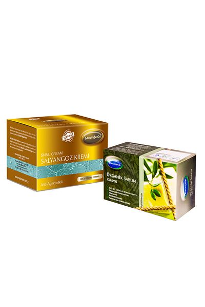 Mecitefendi SNAIL Cream and Organic Soap Sulfur Set