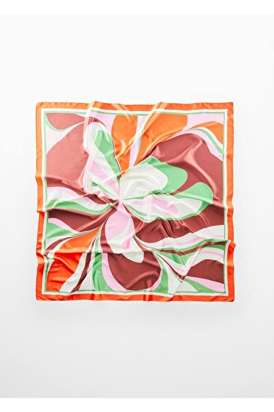 MANGO Woman Desenli Fular