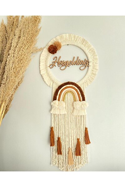 Makromedebulusalm Μακραμέ Ουράνιο Τόξο, Διακόσμηση Τοίχου, Διακόσμηση Πόρτας,...