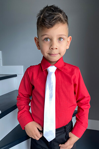 Entel BOY SATIN SINGLE TIE 1-16 YEARS TIE-NOT RUBBERED