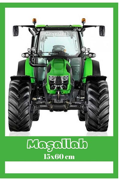 EYBA STİCKER Autocolant cu scris "Tractor Maşallah" Tümosan Massey Ferguson Case camion vehicul parasolar