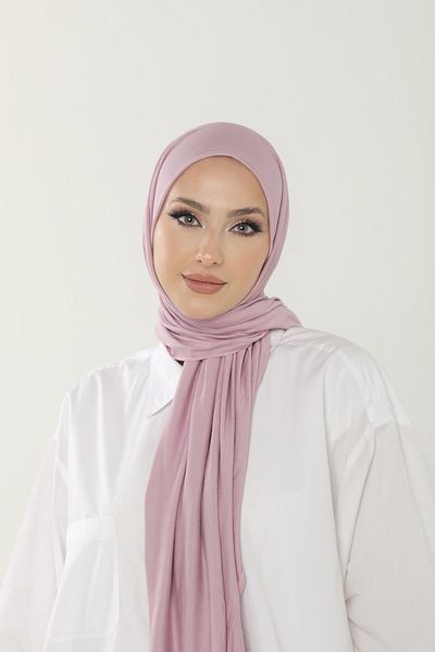Beyzak Lilac Luxury Combed Cotton Shawl - Women's Hijab Jersey Hijab Lycra Shawl