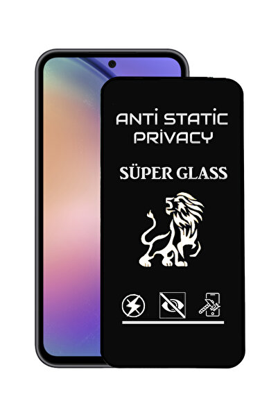 CaseWorld Samsung Galaxy A54 Tam Kaplayan Anti Statik Görünmez Safir Ekran Ko...