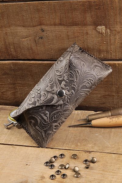 New Coast Leather 1900's Γνήσιο & Πραγματικό Δερμάτινο Χειροποίητο Θήκη Γυαλιών Καπνιστή