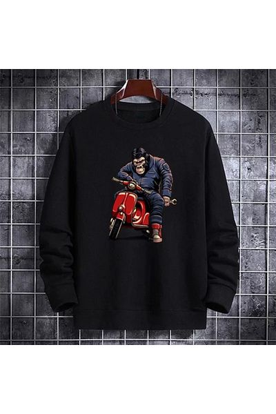 MAGORS UNISEX CREW NECK, DRESSED, PRINTED, WINTER SWEATSHIRT