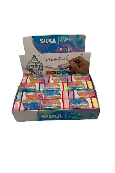 Yaygan Silka Pastel Eraser Κουτί 24 τεμαχίων Art44