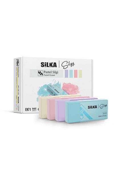Yaygan Silka Pastel Eraser Κουτί 24 τεμαχίων Art44