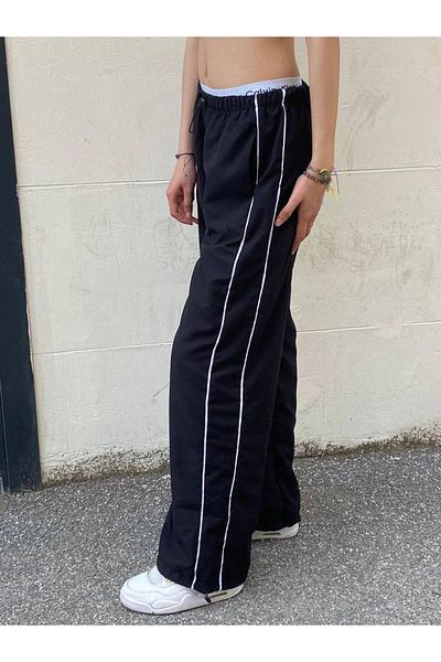 DENOKMODA Y2K PARACHUTE FABRIC TROUSERS / TRACKSUIT