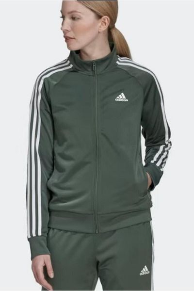 Adidas green sweatshirt womens discount