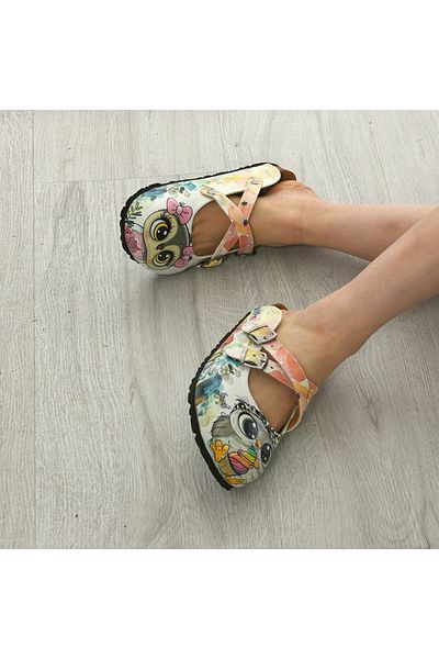 azizsahinshoes 6309 Παντόφλες Sabo Owl Cross