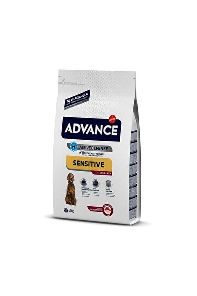 Advance sensitive kuzu etli pirinçli hassas yetişkin köpek maması 3kg