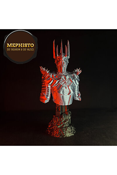Mephisto 3D Yazıcı 3D Sauron Büst
