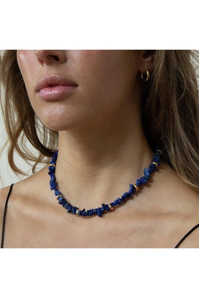 Hazeran accessories Lapis Lazuli Doğal Taşlı Kolye