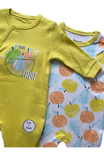 Miniworld unisex fresh fruit 2-piece overalls