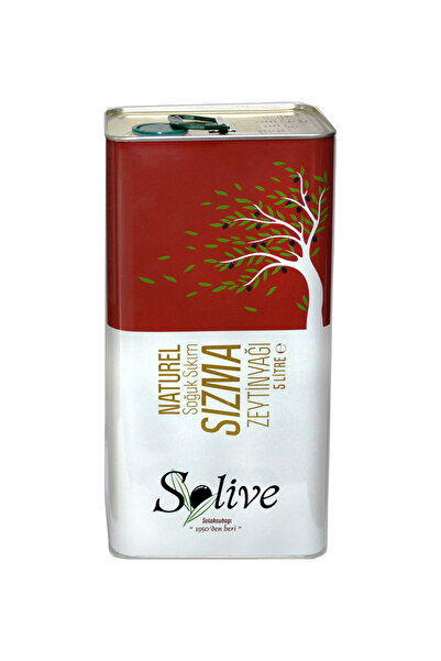 solive Soğuk Sıkım Sızma Zeytinyağı 5 Lt