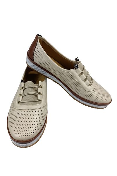 Ayzen SİA BAG AYZEN COMFORTLİNE ORTHOPEDIC NON-SLIP SOLE BREATHABLE FOOTS WOMEN'S FOOTS WITH RUBBER LACES