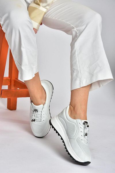 Fox Shoes P540009203 Pantofi sport albi Tenisi