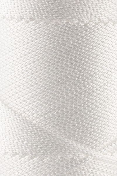 hobby club 5 Pieces Premium 200 gr Polyester Macrame Thread White 2 Mm - 230 M Supla Thread and Bag Thread
