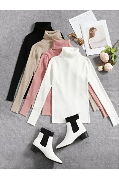 art of dress Unisex Pamuk paket rolka Čupkani materijal uski rolka džemper