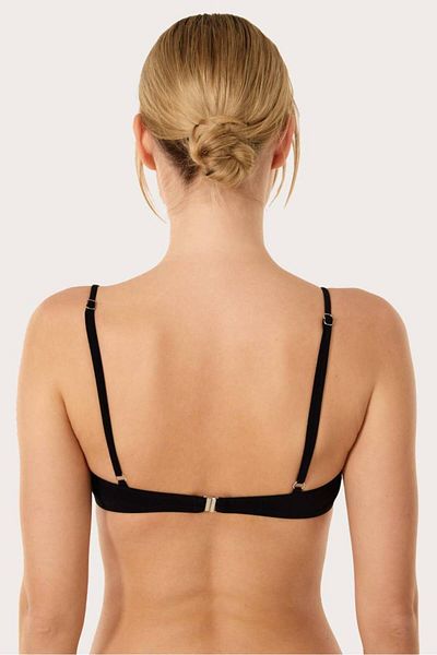 AYYILDIZ 63562 Top de bikini negru