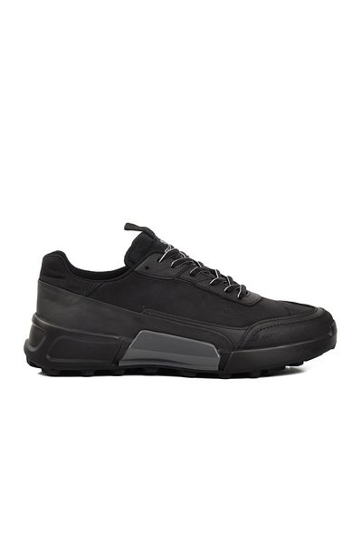 MARCOMEN Ayakmod 152-18484 Black Nubuck Genuine Leather Men's Casual Shoes